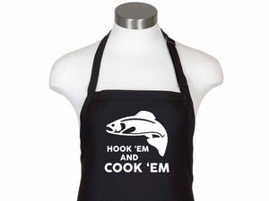 Hook 'Em and Cook 'Em Apron