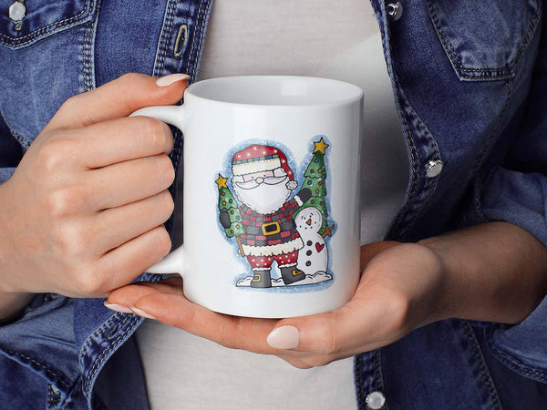 Winter Santa Coffee Mug