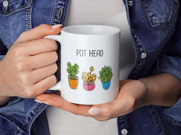 Pot Head Succulents Coffee Mug