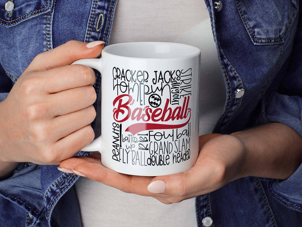 Baseball Subway Art Coffee Mug,Coffee Mugs Never Lie,