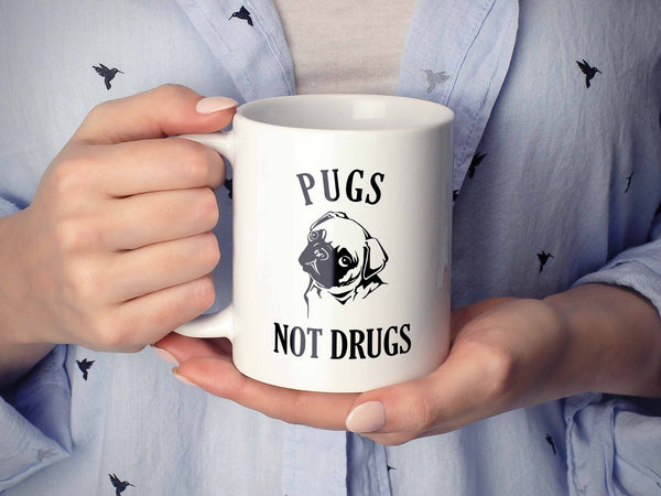 Pugs Not Drugs Dog Coffee Mug
