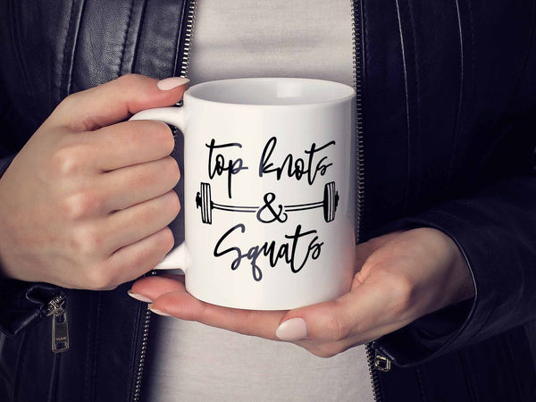 Top Knots and Squats Coffee Mug,Coffee Mugs Never Lie,Coffee Mug