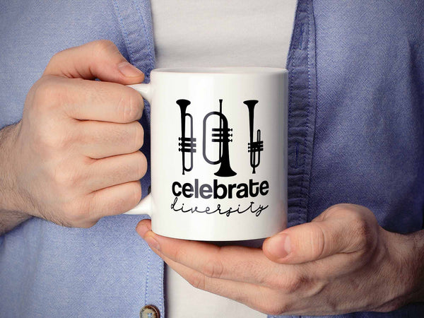 Celebrate Diversity Trumpet Coffee Mug