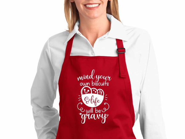 Mind Your Own Biscuits Apron