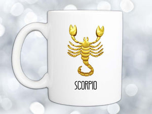 Golden Scorpio Coffee Mug,Coffee Mugs Never Lie,Coffee Mug