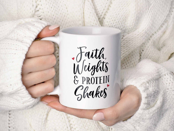 Faith Weights Shakes Coffee Mug,Coffee Mugs Never Lie,Coffee Mug