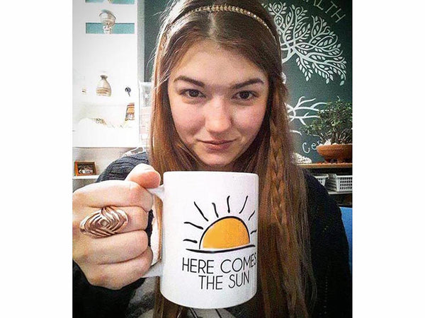 Here Comes the Sun Coffee Mug,Coffee Mugs Never Lie,Coffee Mug