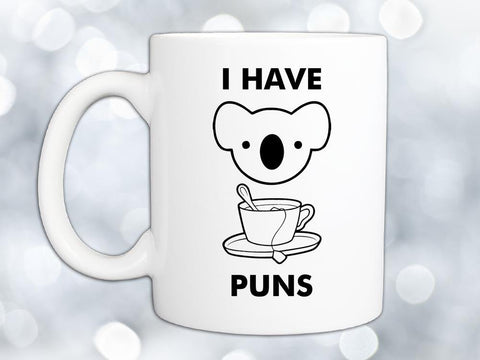 Koala Tea Puns Coffee Mug,Coffee Mugs Never Lie,Coffee Mug